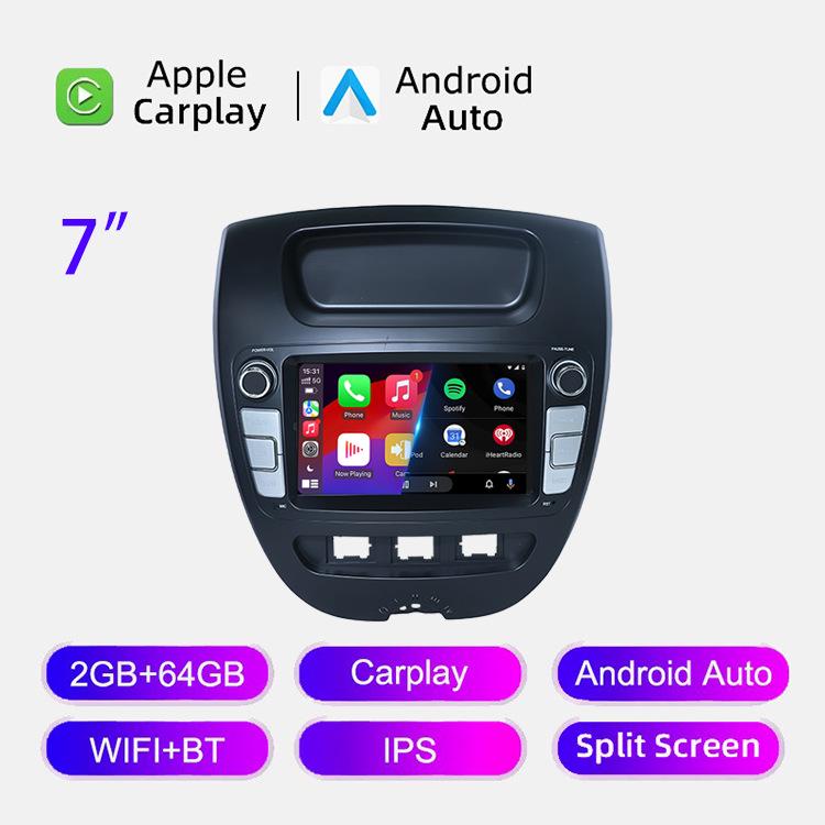 HD Android Камера заднего вида и CarPlay для Навигационной системы Peugeot 107 и Citroen C1