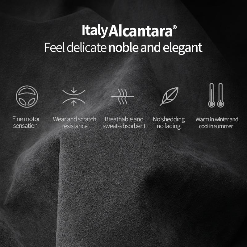 Alcantara Suede For LEADING IDEAL LiXiang L9 L8 L7 Car Key Case Keychain Smart Remote Cover Shell Protector Accessories