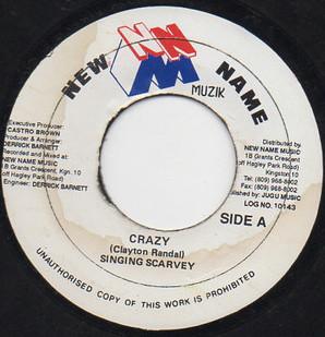 

7inch Record SINGING MELODY Crazy 10143 New Name Muzik Jamaica Reggae Ska Dub Used