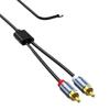 Biaz 3.5mm To Dual RCA Red & White Audio Cable for Mobile, PC, TV
