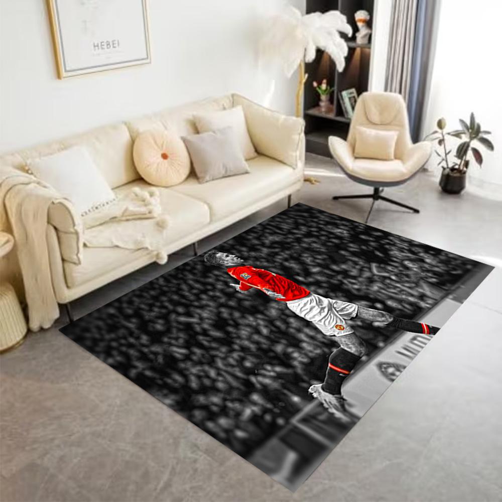 Manchester Celebration Area Rug Suitable for Dining Room Game Room Outdoor Entryway Anti-slip Rug Office home decor Birthday/Christmas Gift