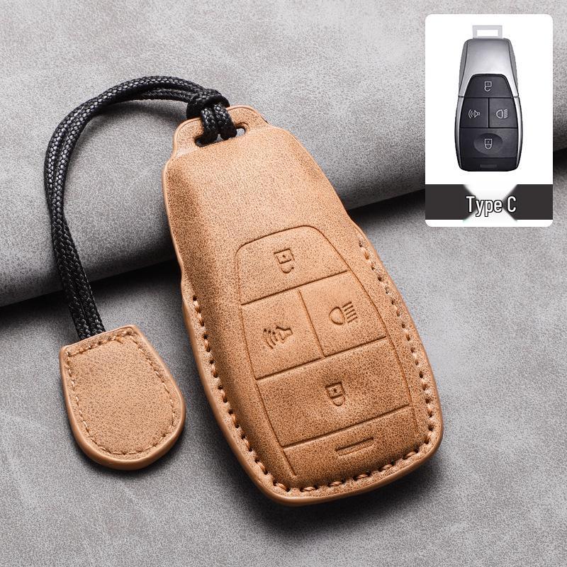 BAIC Cube Key Cover for BJ40/BJ80/60 Shell, EU5/U5Plus Lambskin Bag