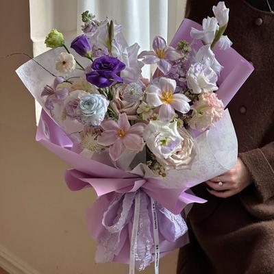 10 Stück Wasserdichtes Blumenpapier für Hochzeitssträuße Umweltfreundliches Straußpapier Künstlerisches Design Reißfest