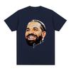 Hip Hop Rapper Drake Graphic T Shirt Vintage Gothic Oversized Short Sleeve T-shirt Casual Cotton T-shirts Streetwear Unisex