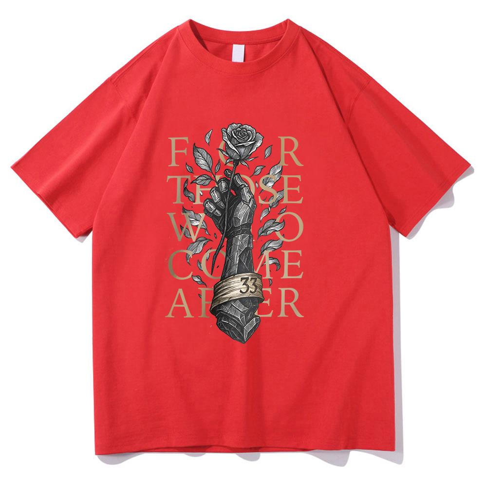 Clair Obscur Expedition 33 Gamer T-Shirt Damen Herren Mode Kurzarm T-Shirt Expedition 33 Lässiges Baumwoll-T-Shirt Retro Grafik Y2K