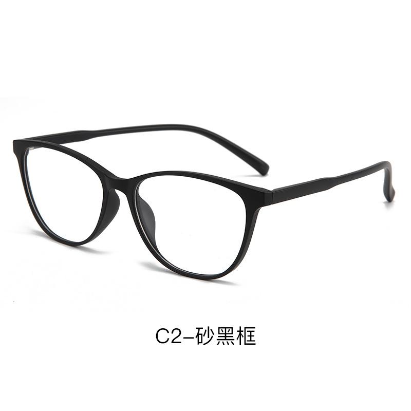 Popular no-degree glasses tr frame ultra-light glasses frame student flat mirror can be equipped with degree anti-blue light