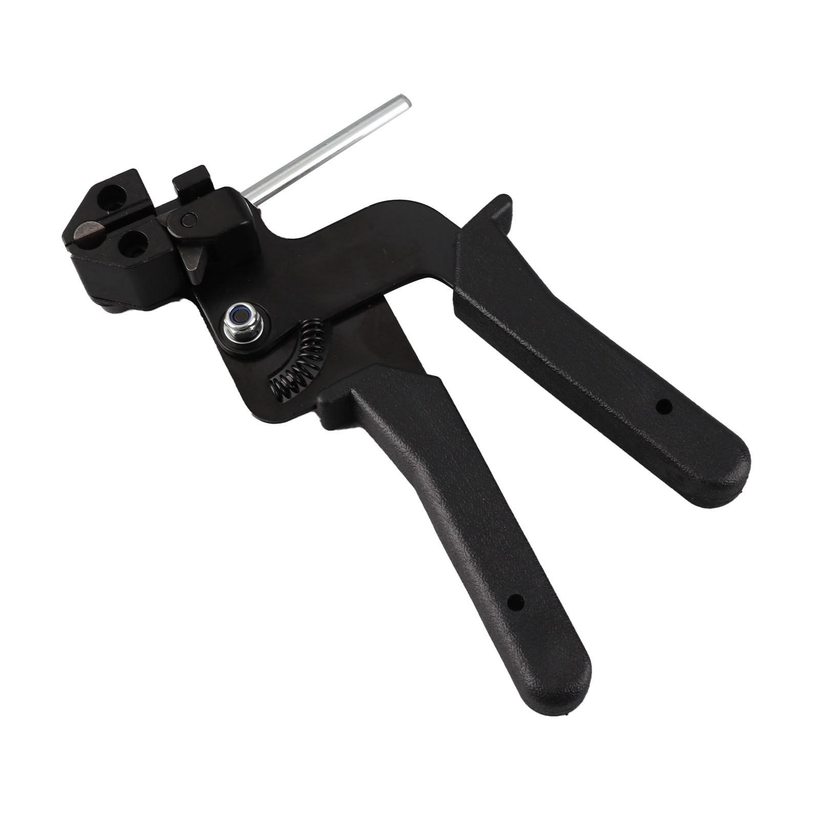 Stainless Steel Cable Tie Gun Automatic Tensioner Cutter Tool чёрный