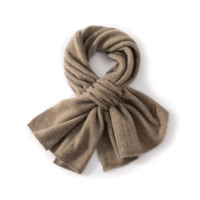 Women 100% Pure Cashmere Scarf Winter Warm Soft Cozy Knit Wrap Fashion Casual Neck Warmer Cold Weather Accessory