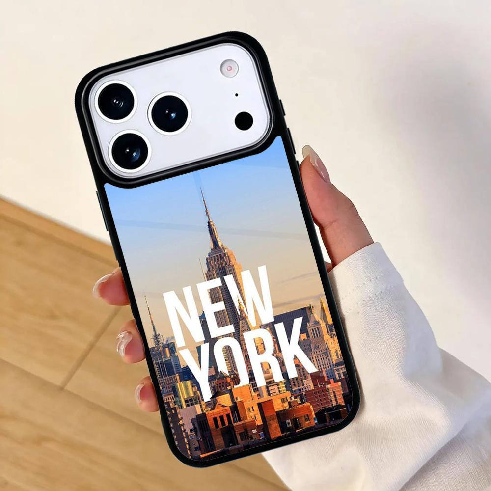New York City Mobile Phone Case for IPhone 17 AIR 16pro Max 15 14 13 12 11 Bumper Cover