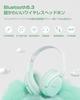 Cheergo Bluetooth Wireless Wired and Wireless 30 Hours of Continuous HiFi Stereo Foldable Audio Comfortable Ideal for and Movies 5.3 Headphones, Cute,