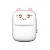Mini Cat Thermal Label Printer Bluetooth Phone Printer Fun Print Pink