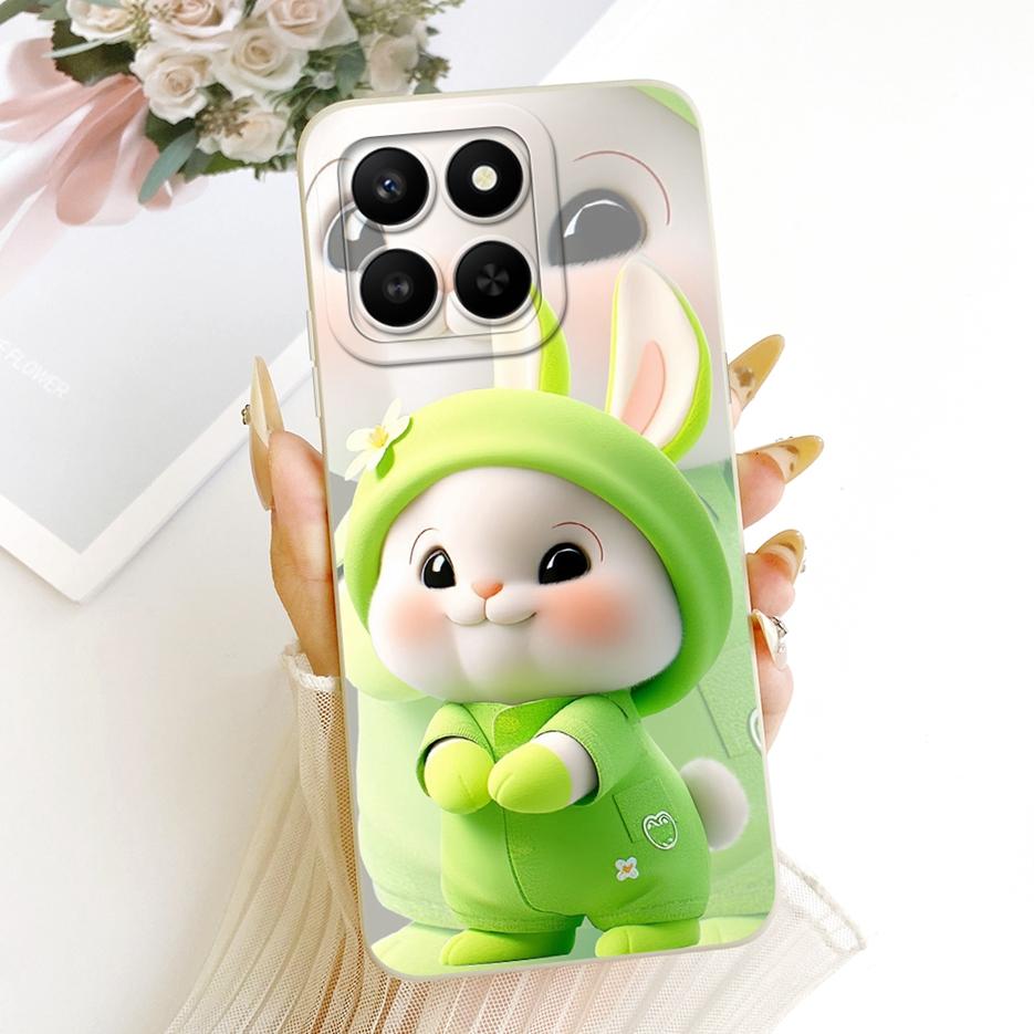 Etui For Honor 400 Smart 5G LGN-NX1 Urocze Śmieszne Kreskówkowe Pokrowiec Odporne na Wstrząsy Etui na Telefon Dla Honor X7d 4G HonorX7d 5G Miękkie Pokrowce Torby
