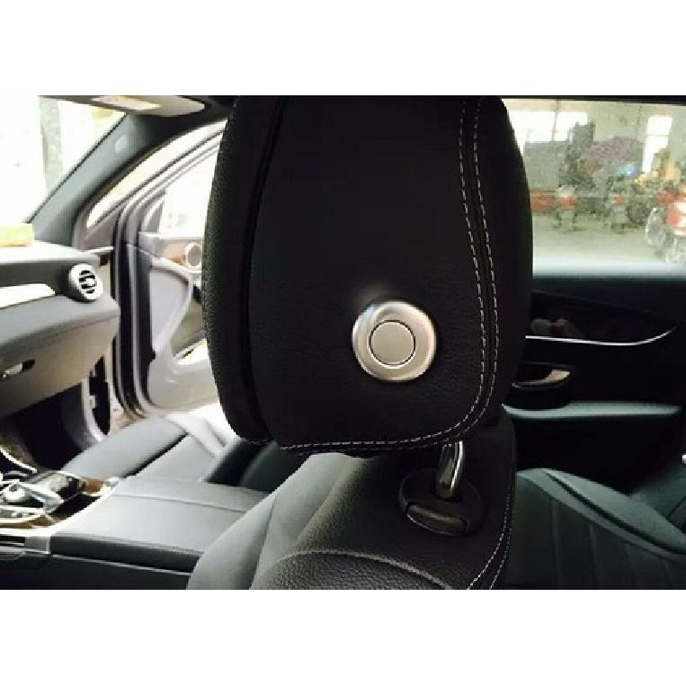 Seats Headrest Pillow Adjust Button Trims For Mercedes W205 C, X205 GLC-Class...