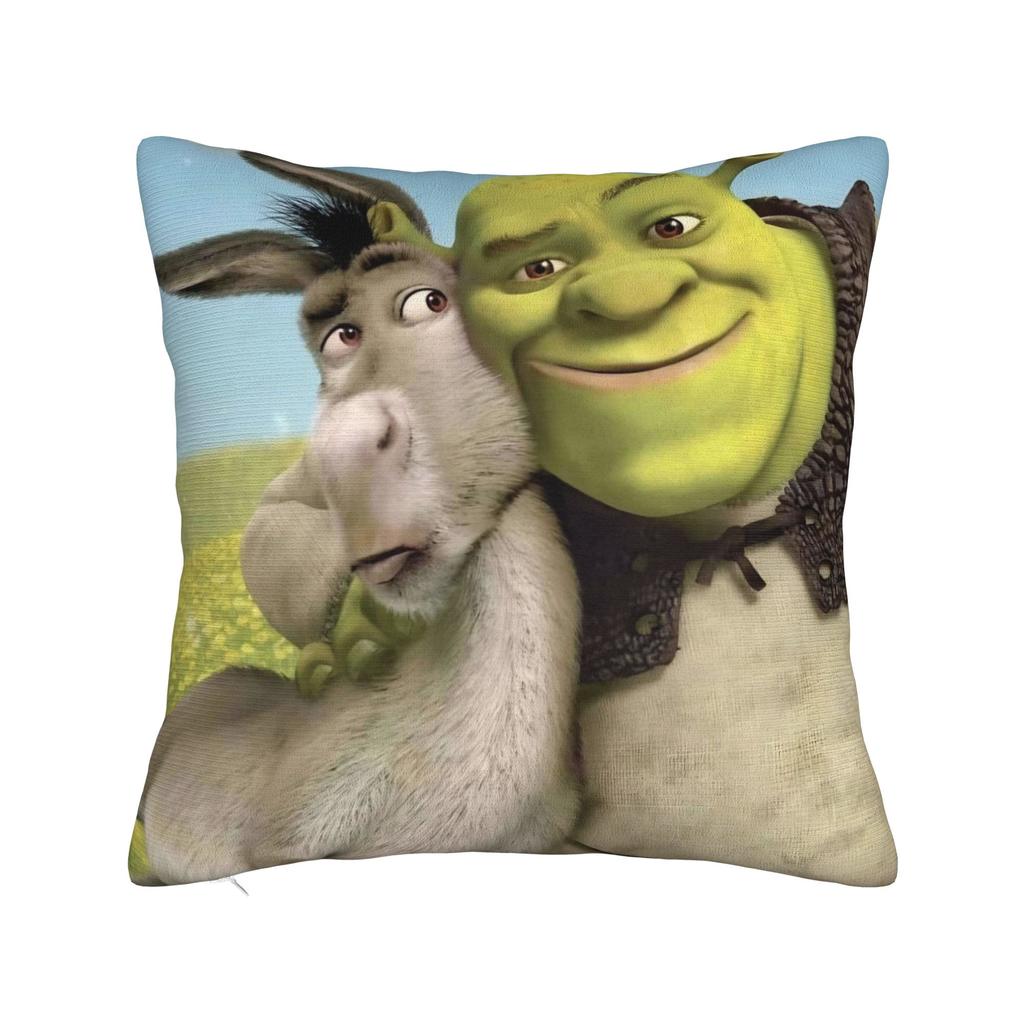 Polštářový potah Shrekův vtipný polštář Vlastní potah na polštář Novinka Povlak na polštář na pohovku ložnici domácí dekorace