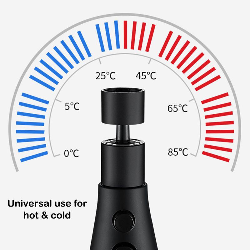Universal 360° Rotate Kitchen Faucet Extender Aerator Plastic Splash Filter Kitchen Washbasin Faucet Bubbler Nozzle