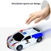 Kinderspielzeugauto Junge Ein-Knopf-Verformungsspielzeugauto Kollisionsauto Roboter Trägheit Kollision Polizeiauto Rennen