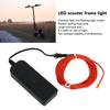 2 Pcs 5m LED Bicycle Frame Light Waterproof Neon Light Strip  Festival Decoration