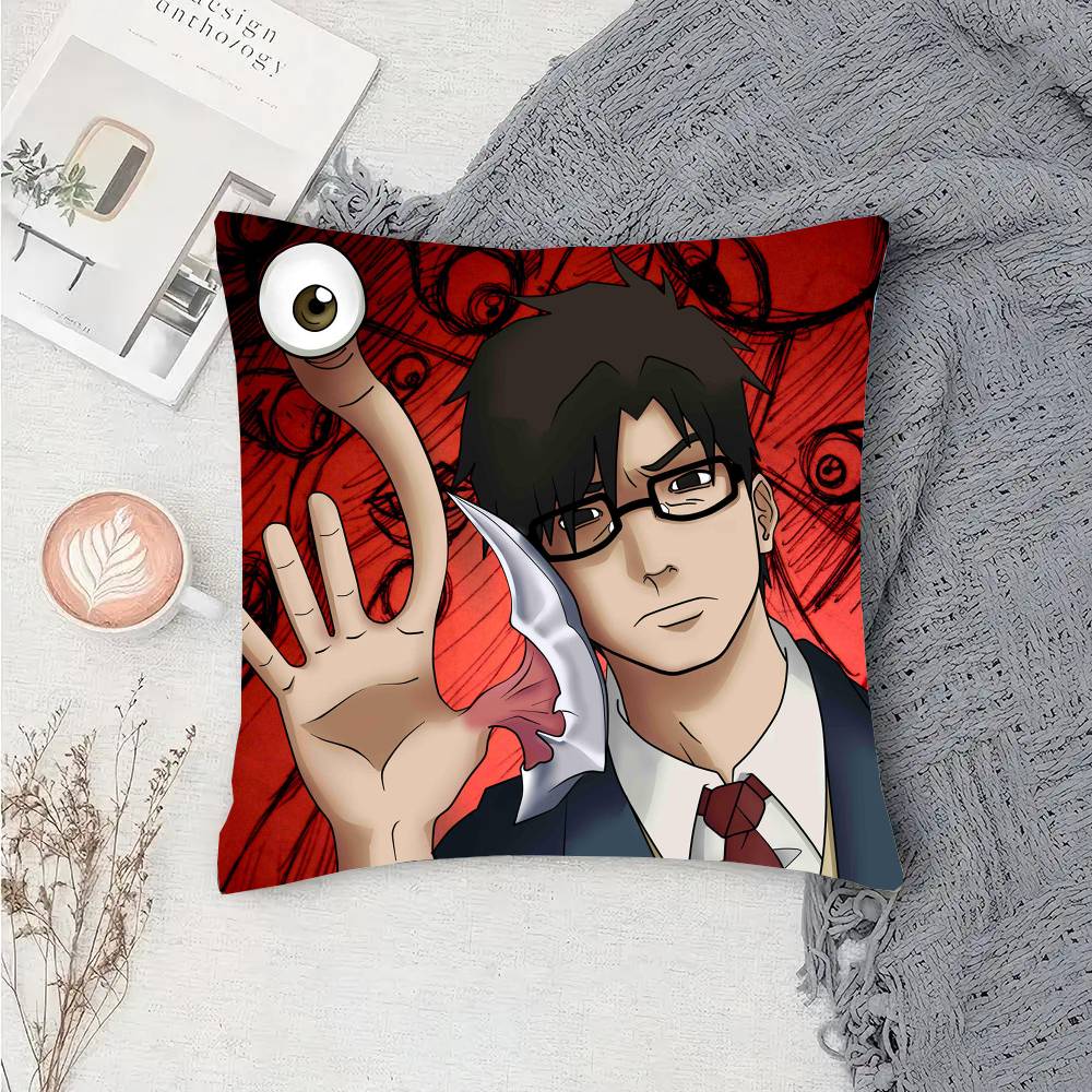 Thrilling Anime P-Parasyte Pillow Case Sofa Cushion Cover Room Home Decoration 30cm x 30cm