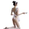Sex Lingerie Sexy Belly Pocket Backless Maid Uniform Suit Passion Seduction Maid Guanyun