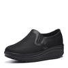 Women Slip-on Loafers Breathable Mesh Casual Walking Shoes Fashion Platform Shoes Rocker Shoes Wedge Heels