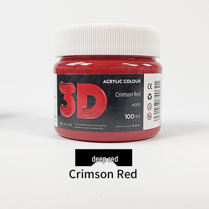 100ml Acrylic Paint for Children's Doodles and Plaster Dolls