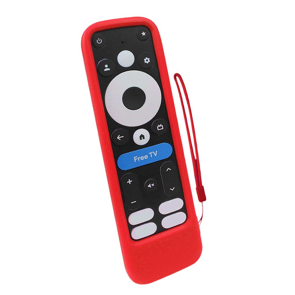 Remote Control Case Skin for 2024 onn Google TV 4K Pro Silicone Sleeve Scratchproof Flexible Soft Protective Cover Case