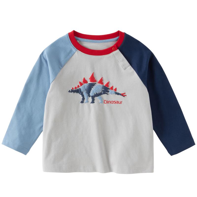 DAVE&BELLA Boys' Anti-Bacterial Long-Sleeve T-Shirt