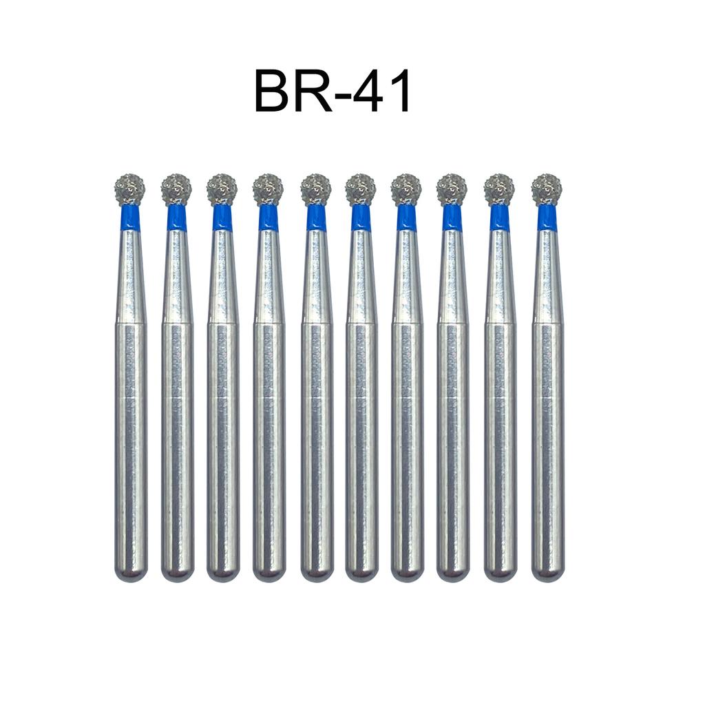 Nun Ck 10 Stück/Packung Dental Diamantbohrer für Hochgeschwindigkeits-Handstück Zahnarztbohrer FG-Serie Durchmesser 1,6 mm