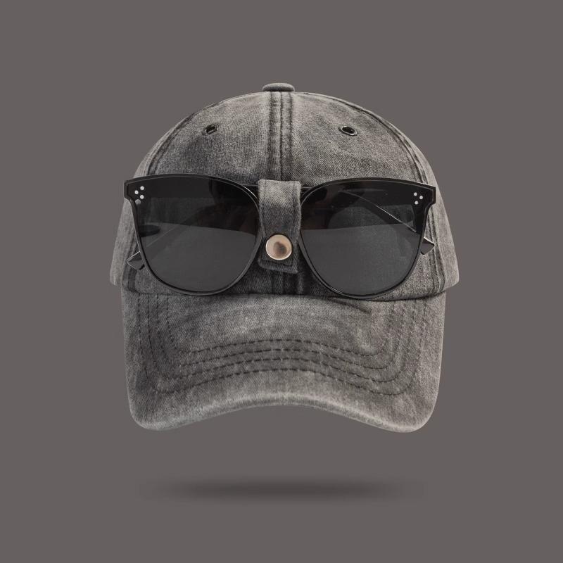 Men'S Hat Trendy Backwards Glasses Baseball Cap Women'S Street Style Baseball Cap