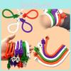 Kua Jing Halloween Maluco TPR Borracha Macia Alívio do Estresse Macarrão Pulseira de Mão Corda Elástica Brinquedo Adequado Para Crianças Jovens e Adolescentes