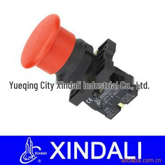 Mushroom Head Emergency Stop Switch ZB2/XB2 542/545 Rotary Reset Elevator Button BE102