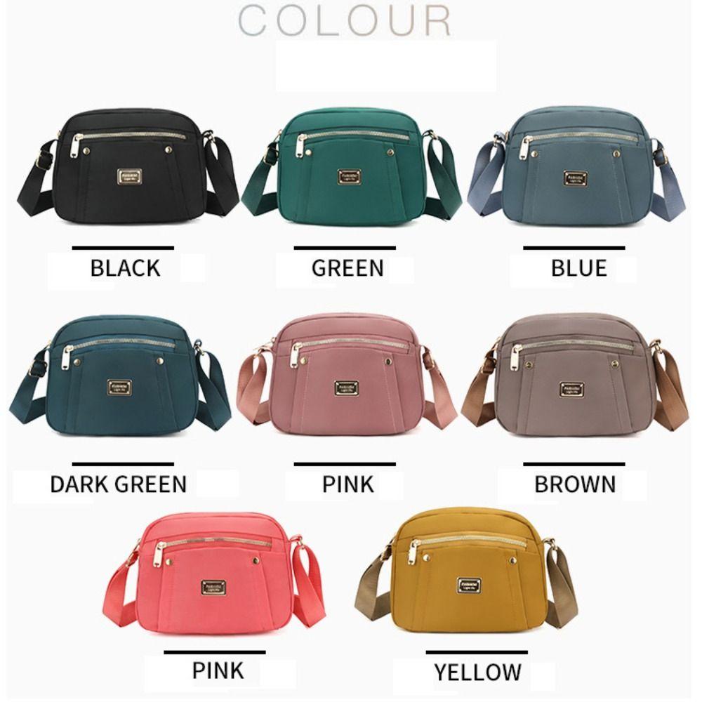 

Nylon Crossbody Bags 8 Colors Fanny Pack Casual Travel Storage Outdoor Sports