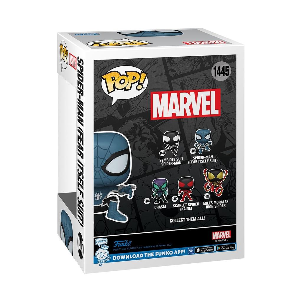 Marvel Fear Itself Suit Figure Funko SP Comics FEAR ITSELF SUIT GLOW Marvel Funko Spider-Man POP! Spider-Man