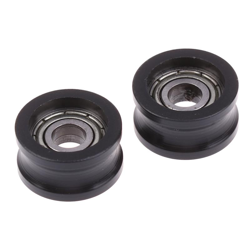 1 Adet R5*16*8.5Mm U Şeklinde Rulman Makarası 695 Rulman Hareketli Makara Kauçuk Makara Sessiz Esneklik Makara Kasnağı