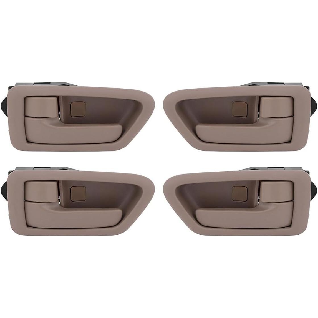

OCPTY Door Handles Interior Front Rear Driver Passengere Side Replacement fit 1997-2001 for Camry Inside Door Handles Texture Beige(4pcs)