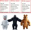 Inflatable Giant Panda Costume Funny Plush Mascot Suit For Street Party Role Play Cosplay
