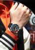 OFNS Men's Casual Waterproof Quartz Wristwatch - Fashionable, Luminous, Simple Design with Shrimp Skin Pattern