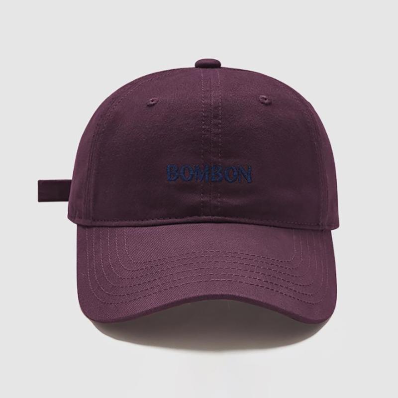 Letter Embroidered Baseball Sun Hat Adjustable Wide Brim Breathable Unisex Hat