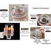 Home Kitchen Sealed Jar Coffee Bean Moisture-proof Storage Container Grain and Miscellaneous Grain Transparent Storage Tank