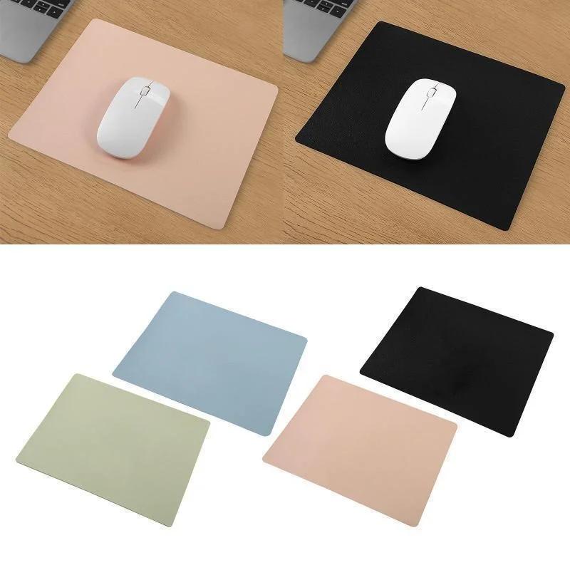 1Pc Mouse Pad Game Mice Mouse Pad Pu Leather Mat Mousepad For Office Computer Laptop Home Work