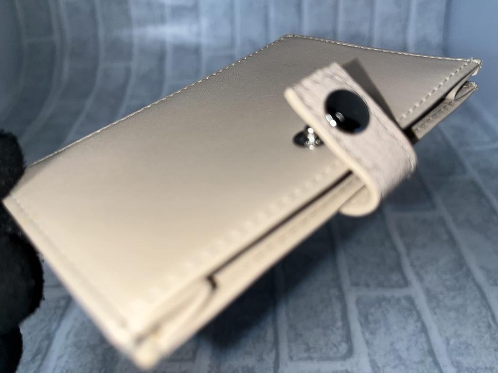 GUODI Langes Portemonnaie mit Klappe und Kartenetui, Echtes Straußenleder, Full Point Design, TK-30LW100 (Oryx Beige)
