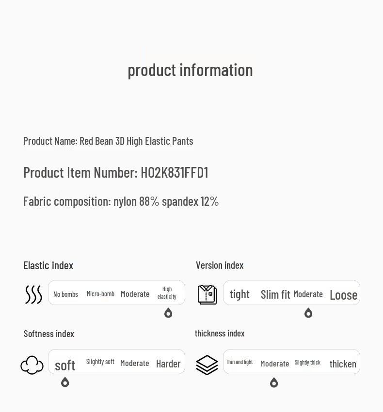 Hodo Herren 3D High Stretch Straight Fit Freizeithose