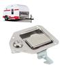 Stainless Steel Toolbox Lock Polished Finish Rust Proof Paddle Door Latch Handle for RV Trailer Truc