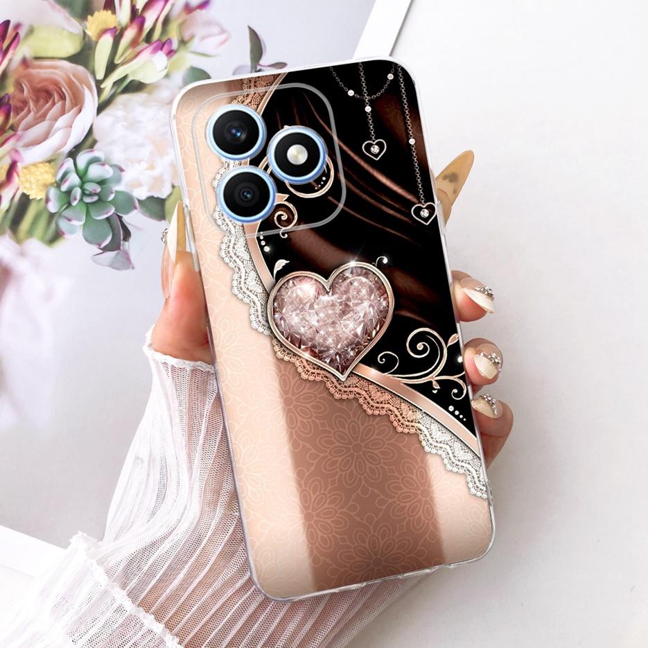 For Honor X8d 4G Case Cool Fashion Painted Cover 6.77'' Soft Silicone Phone Case For Honor X8d X 8d HonorX8d 4G Back Cover Coque