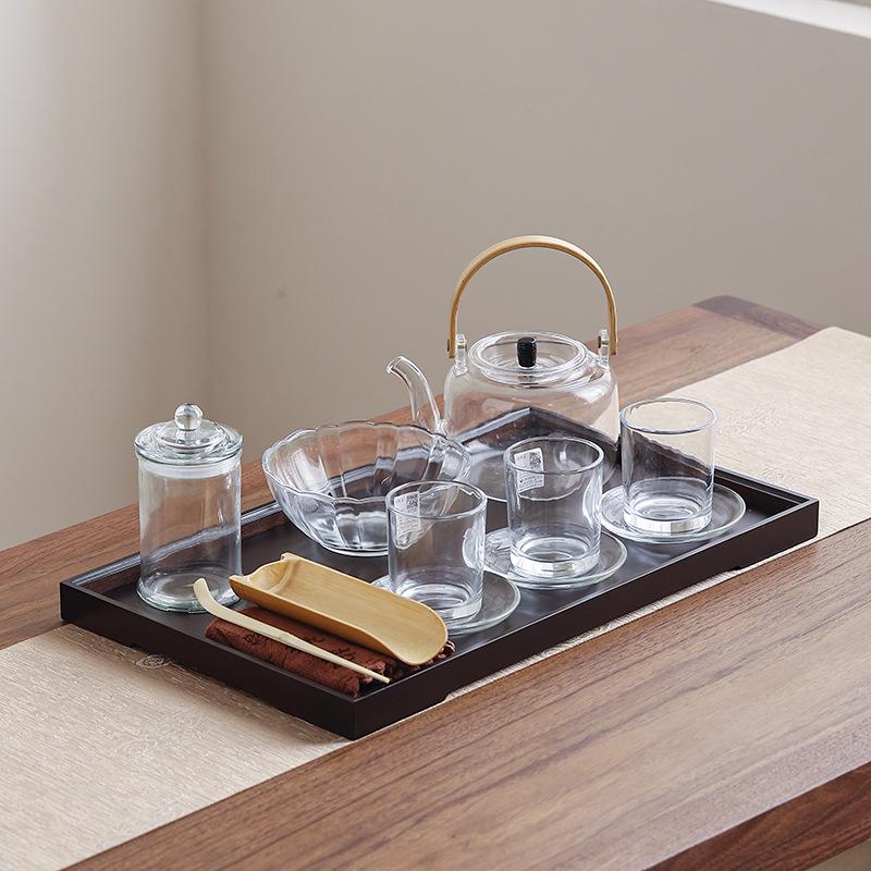 Green Tea Ceremony Training Glass Cup Set