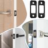 Metal Door Strikes Plate Corrector Large Hole Round Corner Strikes Backplate Prevents Sticking and Misalignment