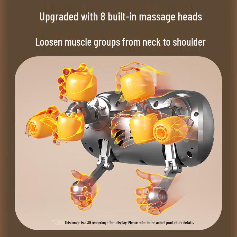 AUX Rechargeable Neck and Shoulder Massager CN plug (adapter included)