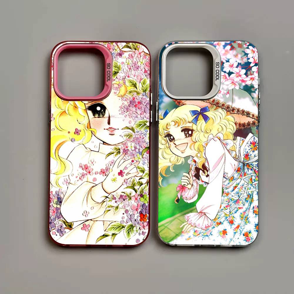 Manga Candy For IPhone 17 16 15 14 13 12 11 Pro Max Plus Matte Color Back Phone Cover