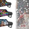Christmas Lights Projector Xmas Party In Outdoor Snowflake Led Laser Lamp Usb