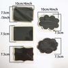 10pcs Wooden Mini Chalkboard Signs Creative Small Chalk Board Wedding Place Cards  Party Supplies